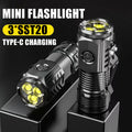 Rechargeable Mini 3LED Super Bright Flashlight Torch
