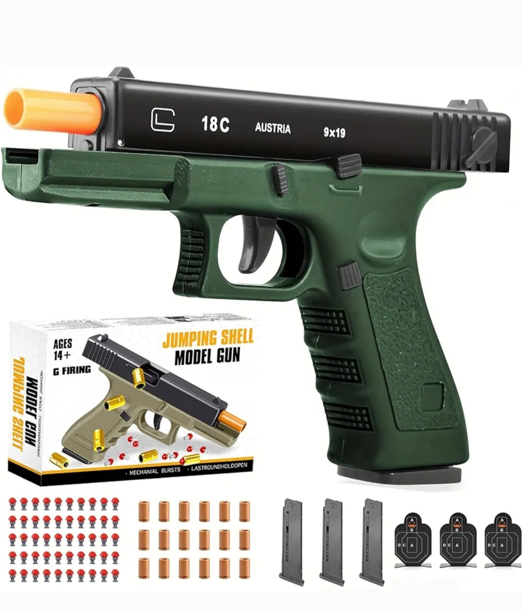 Semi-Auto Foam Dart Toy Blaster Gun