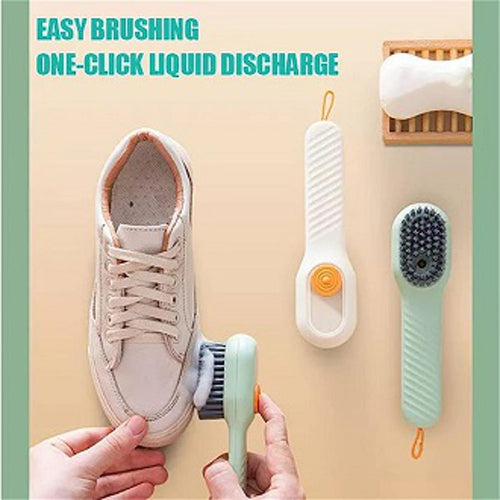 Multifunctional Liquid Dispenser Shoe Cleaning Brush