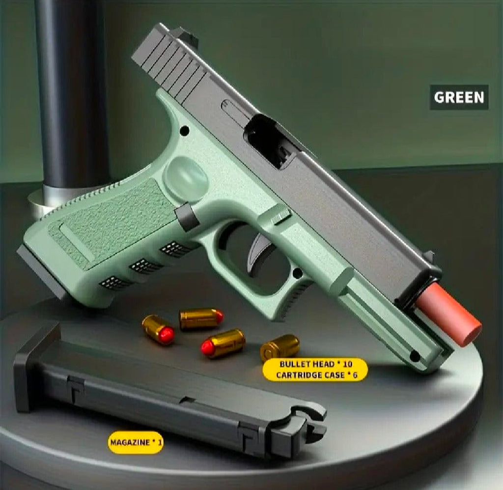 Semi-Auto Foam Dart Toy Blaster Gun