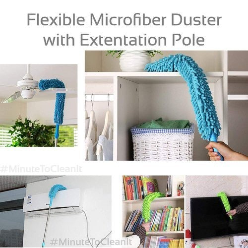 Extra Long Microfiber Duster With Bendable Head