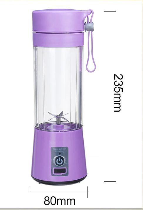 USB Rechargeable 6-Blade Portable Mini Juicer Blender