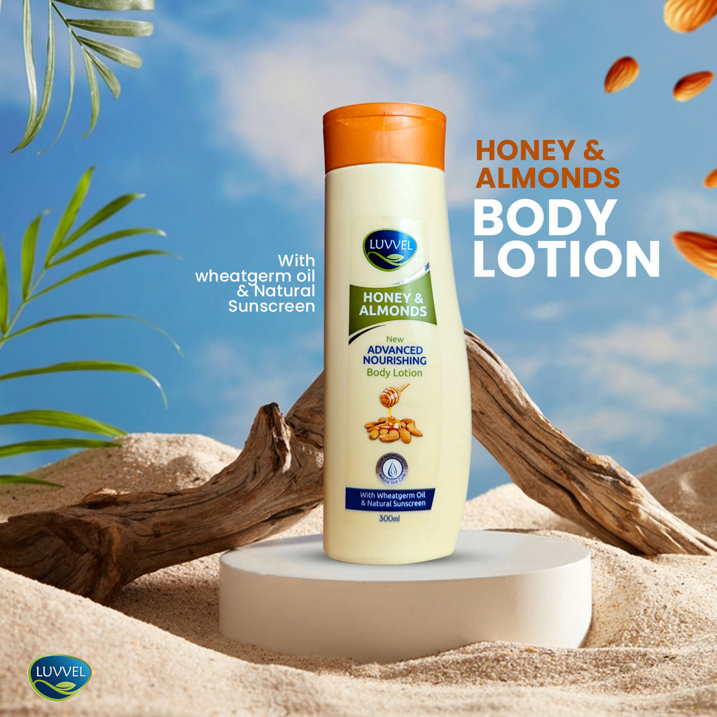 Honey Almond Moisturizing Sunscreen Body Lotion
