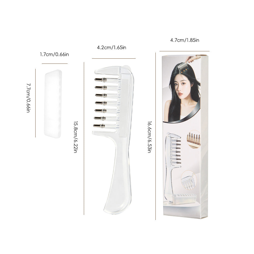 Transparent Essential Oil Applicator Massage Comb