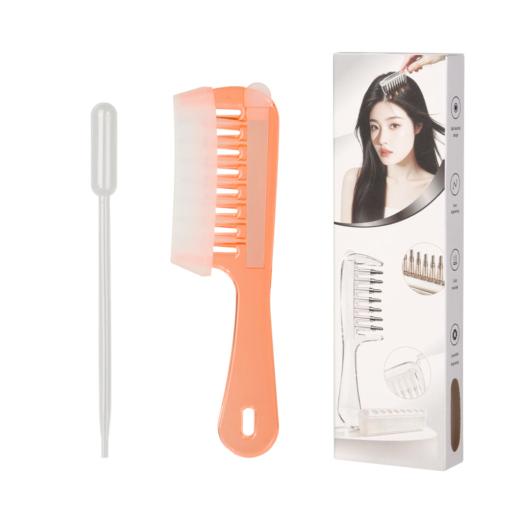 Transparent Essential Oil Applicator Massage Comb